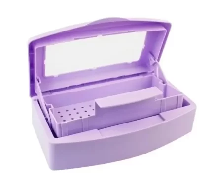 фото контейнер для замочування інструменту фіолетовий