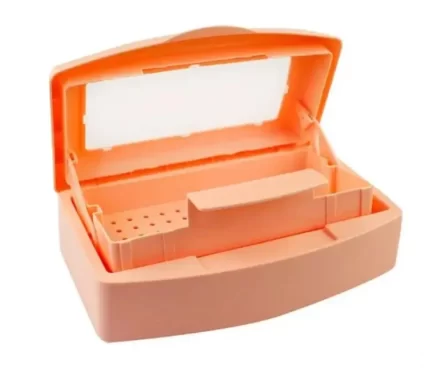 фото контейнер для замочування інструменту помаранчевий